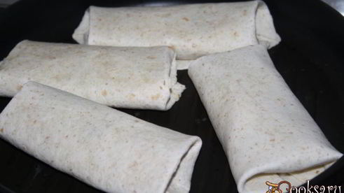 домашняя шаурма с курицей