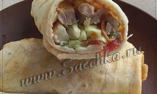 Шаурма с курицей