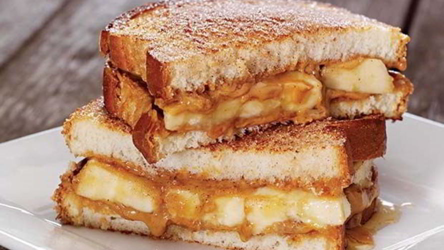 Рецепт бананового сэндвича