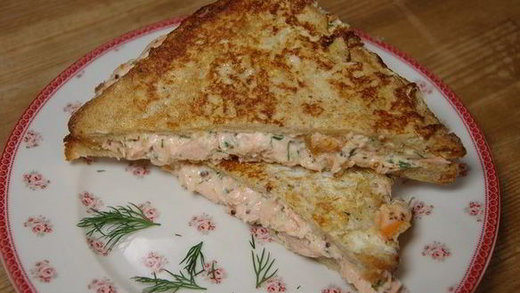 Рецепт Горячих сэндвичей с семгой