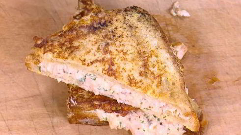 горячие сэндвичи с семгой