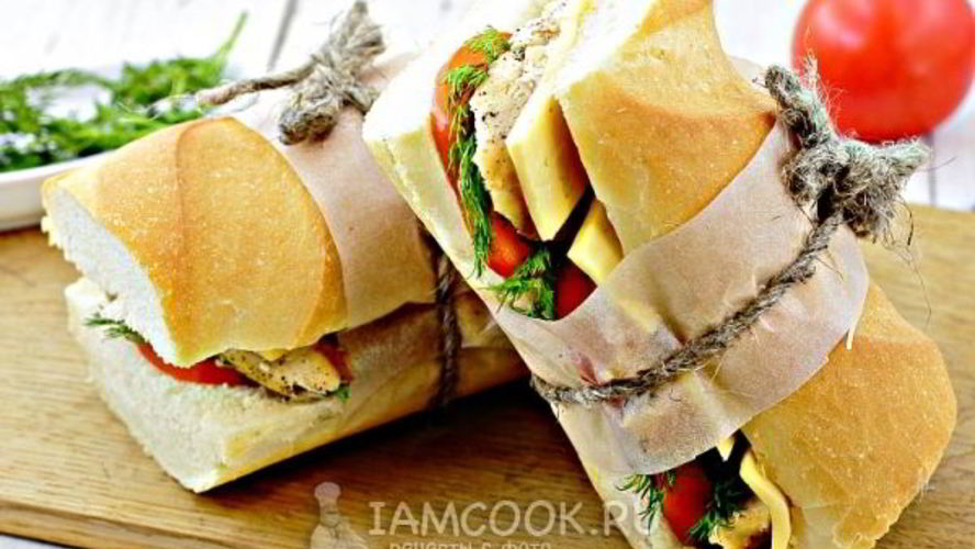 Рецепт сэндвича с курицей