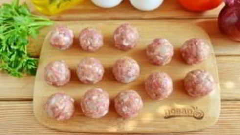 сэндвич с мясными шариками