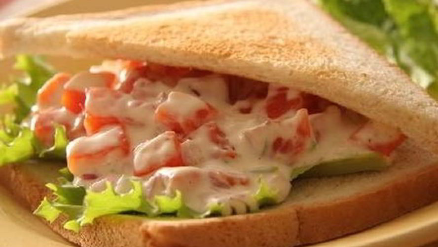 Рецепт сэндвича с семгой