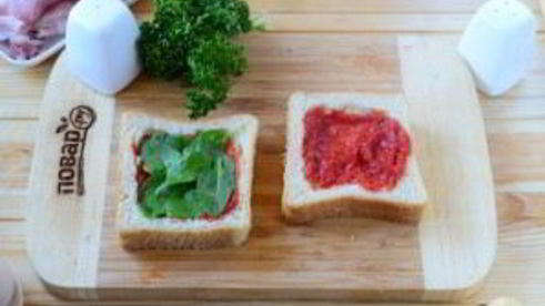 сэндвич в беконе