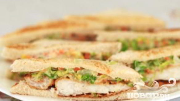 Рецепт Сэндвичей с рыбой и капустой