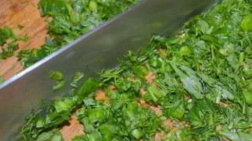 сыр с зеленью