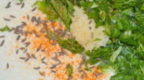 сыр с зеленью