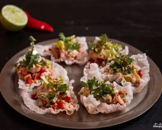 Начинка для тарталеток с креветками