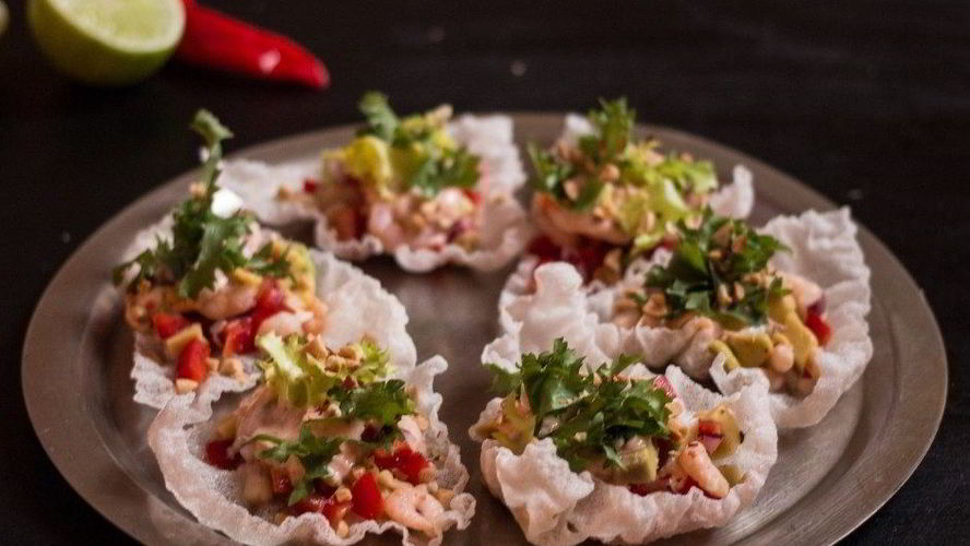 Рецепт начинки для тарталеток с креветками