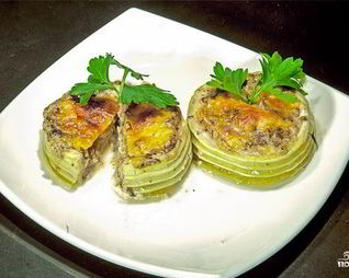 Тарталетки из кабачков