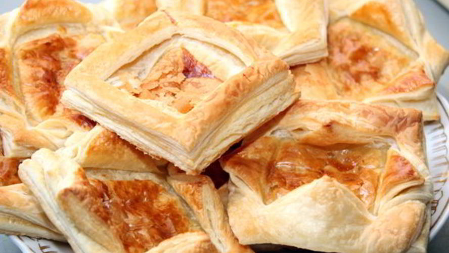 Рецепт тарталеток из слоеного теста