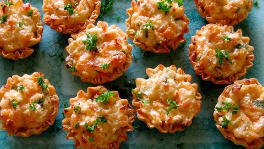 Рецепт тарталеток крабовых