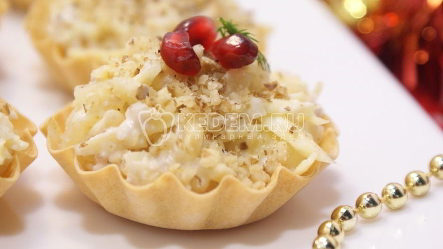 Рецепт тарталеток на праздничный стол