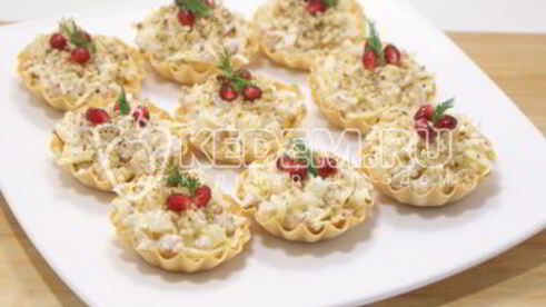 тарталетки на праздничный стол
