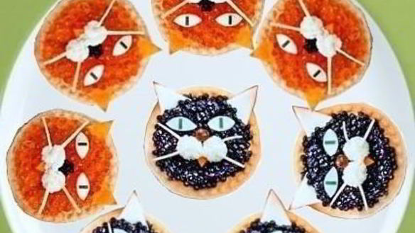 Рецепт Тарталеток с икрой черной и красной