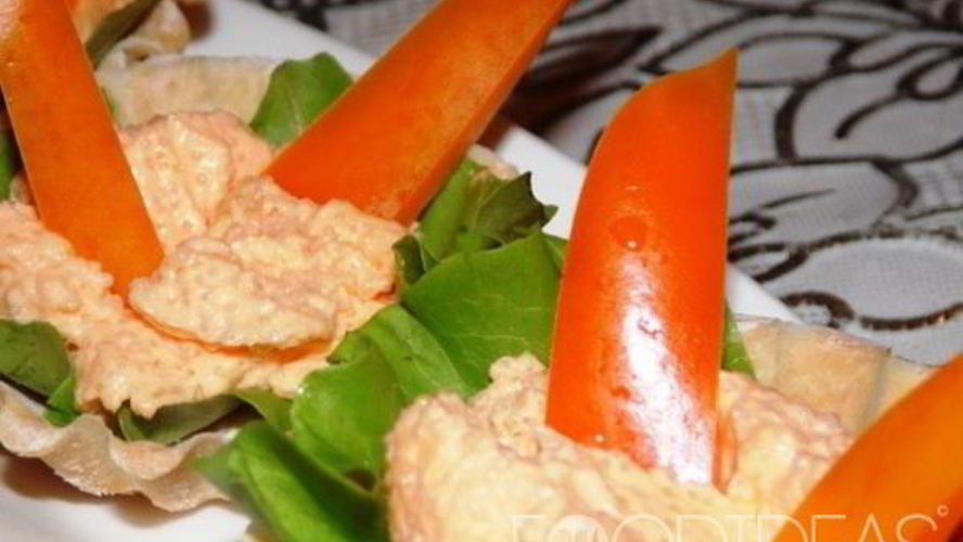 Рецепт тарталеток с икрой мойвы