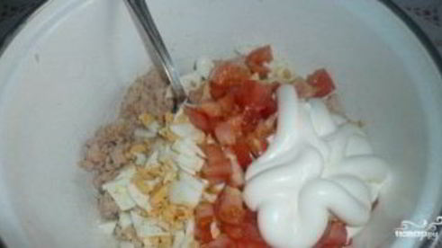 тарталетки с икрой трески