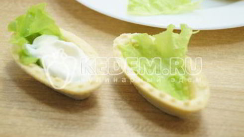 тарталетки с икрой