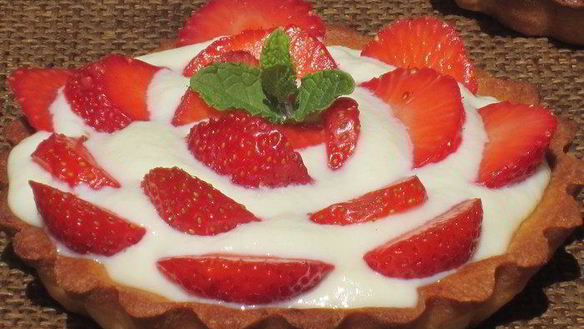 Рецепт Тарталеток с клубникой и белым шоколадом