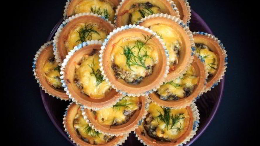 Рецепт тарталеток с морепродуктами