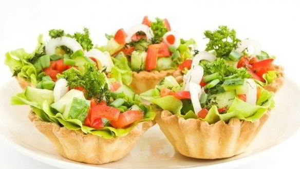 Рецепт Тарталеток с овощами