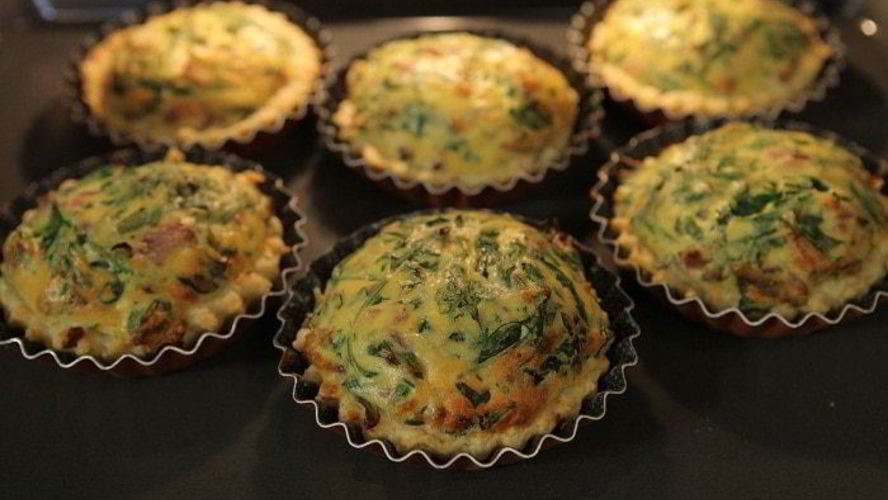 Рецепт тарталеток с рикоттой и руколой