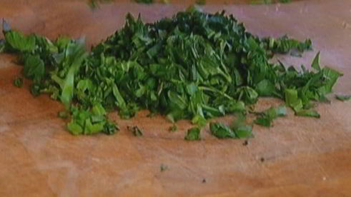 тарталетки с рикоттой и руколой