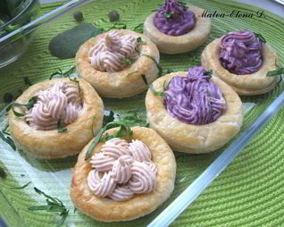 Тарталетки с рыбным муссом