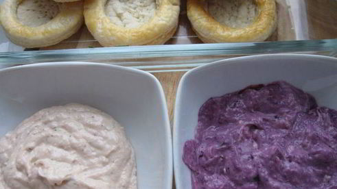 тарталетки с рыбным муссом