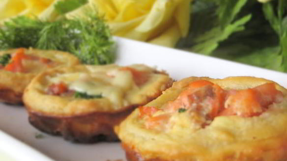 Рецепт Тарталеток с соленой семгой