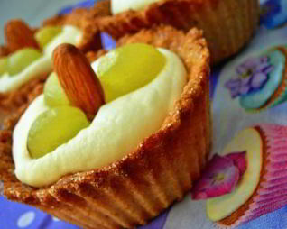 Тарталетки с творожным кремом