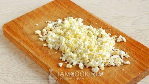 тарталетки с яичным салатом