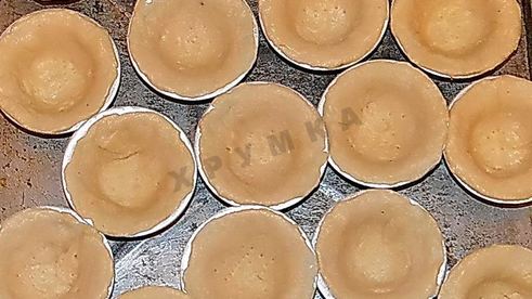 творожные тарталетки с грибами и сыром