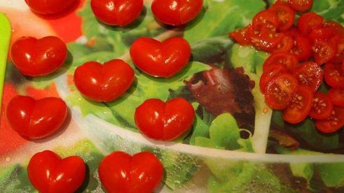 закуска в тарталетках с несладкой начинкой для влюбленных