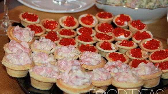 Рецепт Закуски в тарталетках
