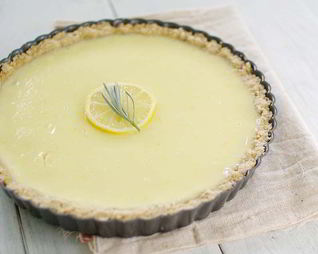 Йогуртово-лимонный тарт с розмарином