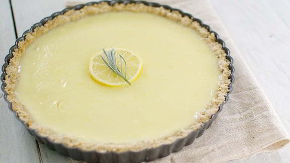 Рецепт Йогуртова-лимонного тарт с розмарином