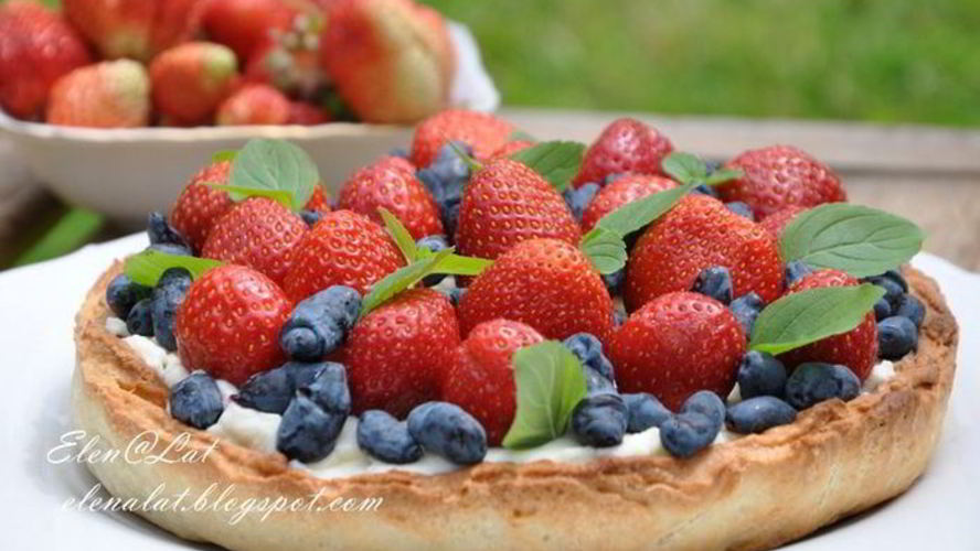 Рецепт летнего тарта с ягодами