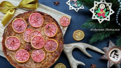 лимонный тарт с франжипаном