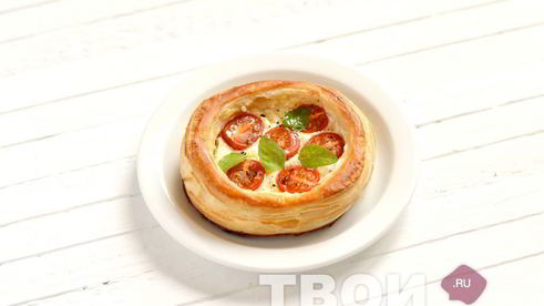 мини тарты с фетой и черри