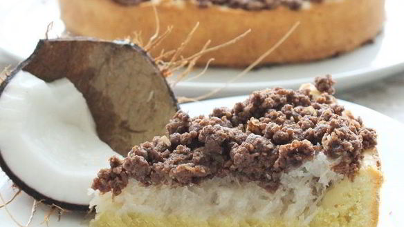 Рецепт Шоколадна-кокосового тарт