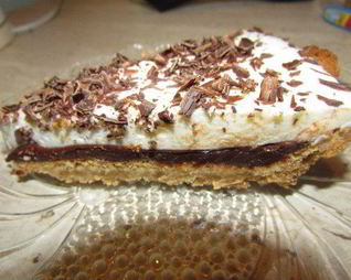 Шоколадно-творожный тарт