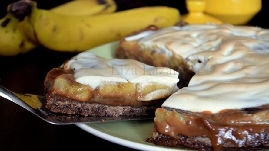 Рецепт тарта баноффи с меренгой