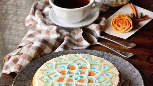 тарт деревенский с миндалем и абрикосами