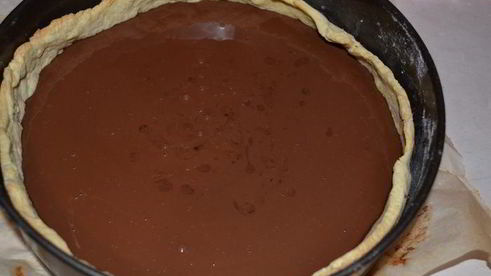 тарт два шоколада