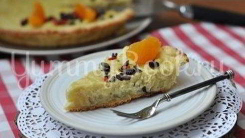 тарт с бананом и кокосовым молоком