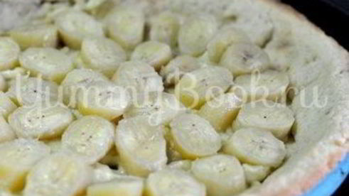 тарт с бананом и кокосовым молоком