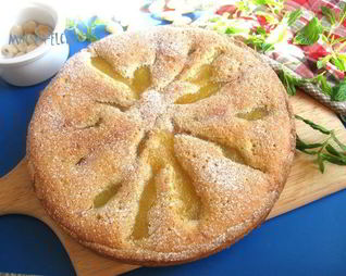 Тарт с франжипаном и карамелизованной грушей