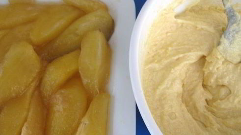 тарт с франжипаном и карамелизованной грушей